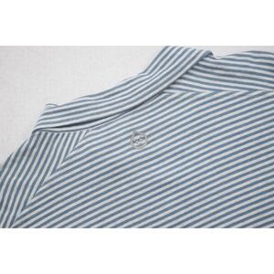 Tasc Performance Golf Polo Striped Organic Cotton Bamboo Stretch Mens SIze 2XL